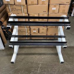 2 Tier Solid Steel Dumbbell Weight Rack…. Home Gym Fitness…. $40 Price is Firm!!!