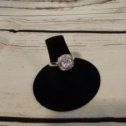 Cz Diamond Engagement Ring 