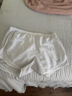 White Nike Running Shorts F