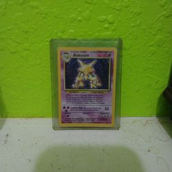 Alakazam Holo Pokemon Card
