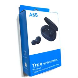 White A6S True Wireless Earbuds