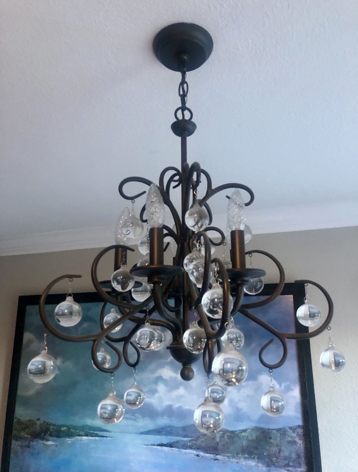 Pottery Barn Bellora chandelier