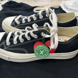 CONVERSE X COMME DES GARCONS PLAY ALL STAR CHUCK '70 OX - BLACK