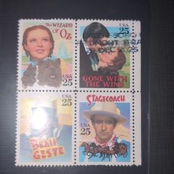 Used Classic Films 1990 25¢ 