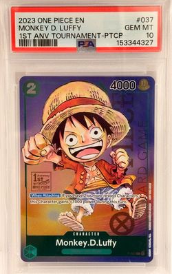 2023 One Piece Promo New Era Monkey.D.Luffy 1st Anniversary Prize #P-037 PSA 10