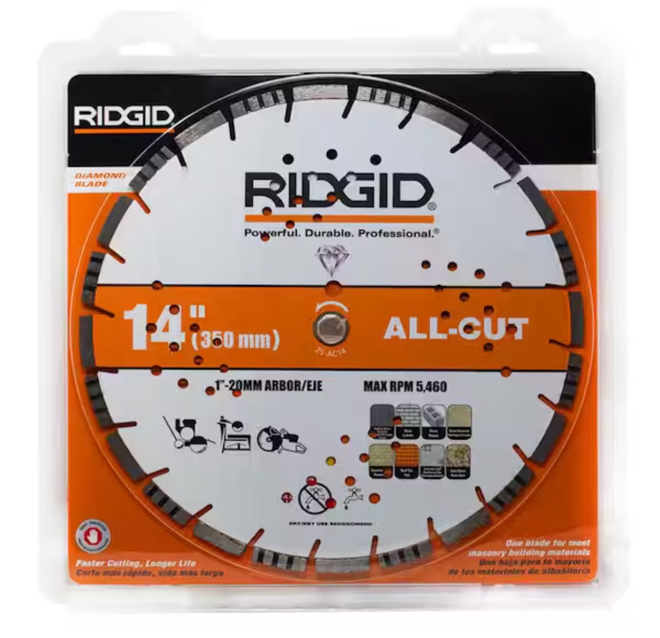 14 in. All-Cut Segmented Rim Diamond Saw Blade
