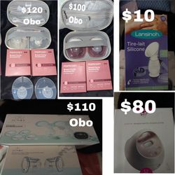 Multiple breast pumps