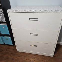 Large 3 Drawer File Cabinet 
