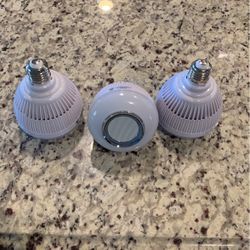 4” Blue Tooth Light Bulbs w/built in Speaker.