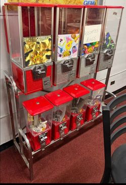 Northwestern 9 Head Capsule Candy Bulk Vending Rack