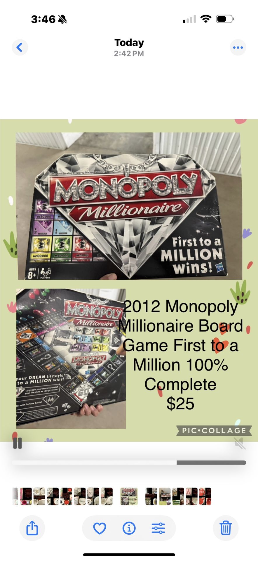$25 monopoly board game