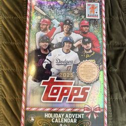 Topps 2025 Holiday Advent Calendar FACTORY SEALED