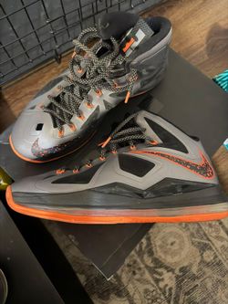 Nike LeBron X High-Top Basketball Sneakers