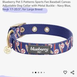 SPORTS FAN DOG COLLARS