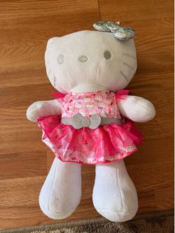 Build a Bear Hello Kitty 25th Anniversary Exclusive 17" Plush With Dress Outfit