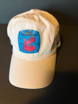 Nike Singapore White Club Hat L/XL Adjustable Limited Music K-pop BTS Super Rare
