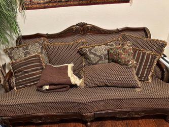 Sofa, Chair, center and side tables