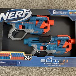 Nerf 2.0 Elite Commander Toy Gun
