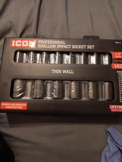 Icon Professional Shallow Impact Socket set