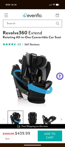 Evenflo revolve 360 extend car seat