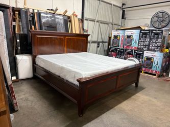 King bed with mattress $380