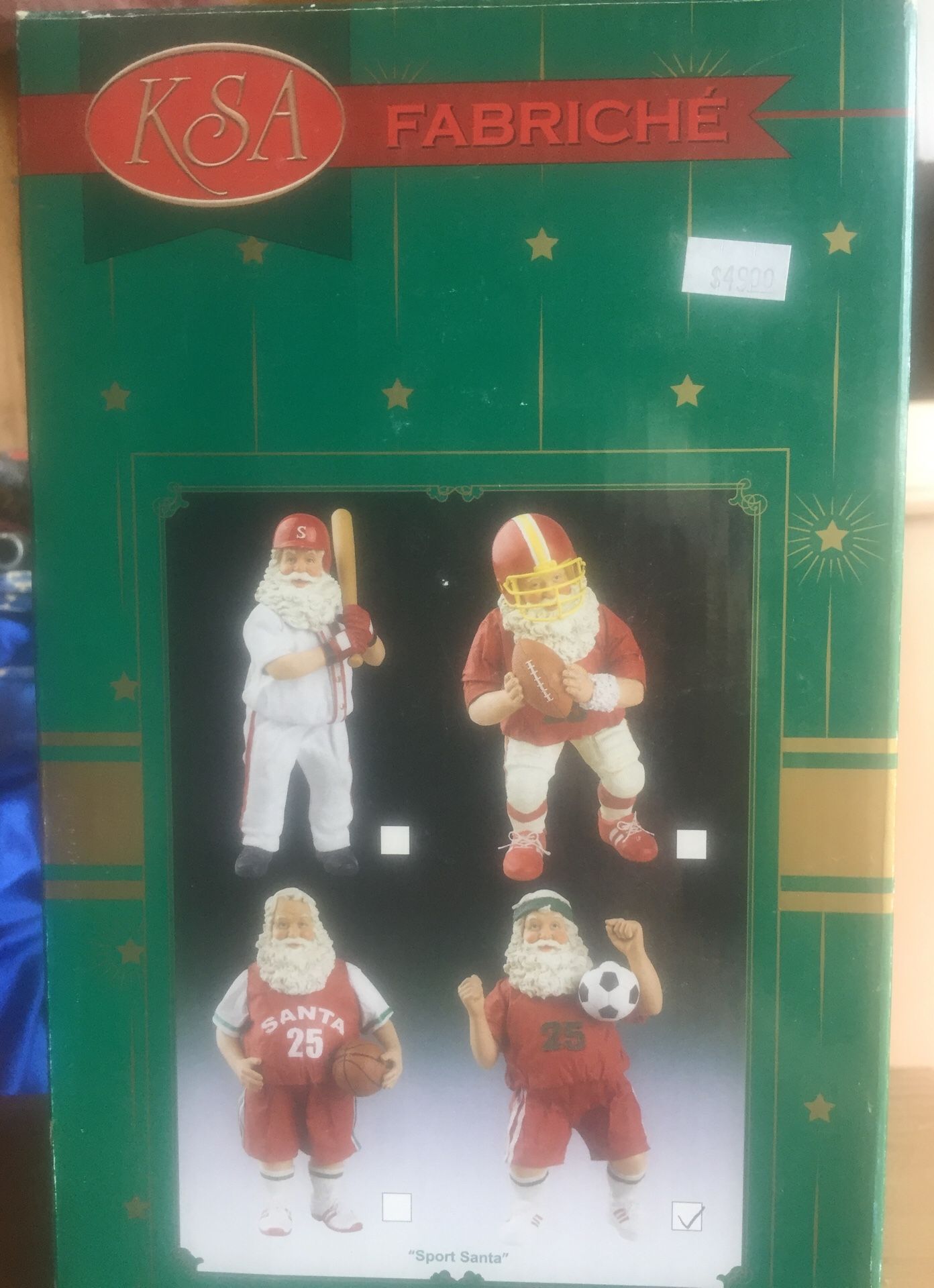 Santa soccer collectible