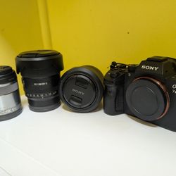Sony A7III Camera And Lenses 