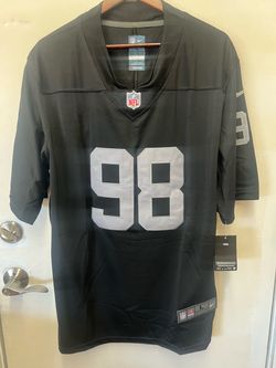 Maxx Crosby #98  Los Vegas Raiders Black Jersey  New Size Large