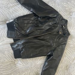 Toddler Leather Jacket 