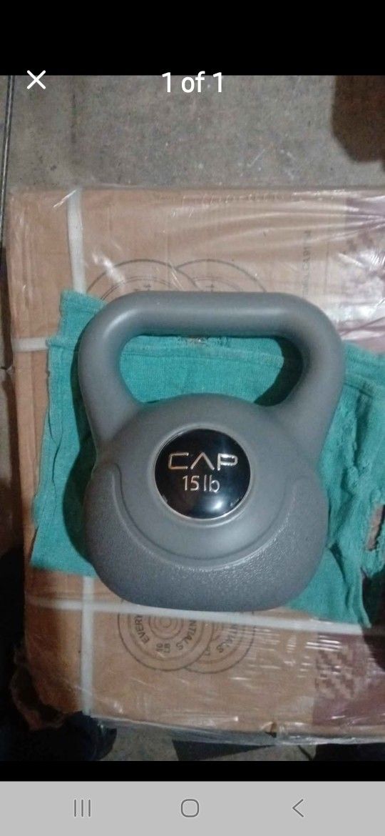 Ketlebell 15 Lb New