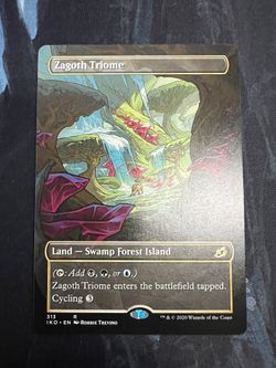 MTG Zagoth Triome Showcase Foil Ikoria: Lair of Behemoths Set
