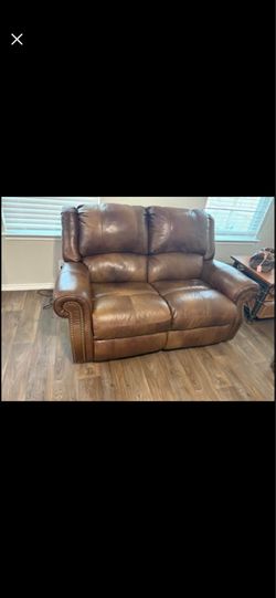 Ashley sofa&love seat recliners