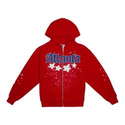 Sp5der Atlanta Hoodie (Red)