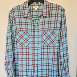 PLAID LADIES TOP