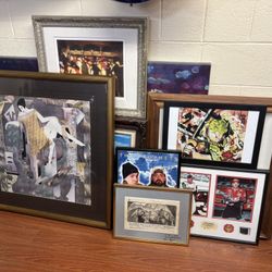 Framed Artwork & Posters For Sale! Prices Vary 