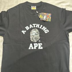 Large Black Bape T-Shirt