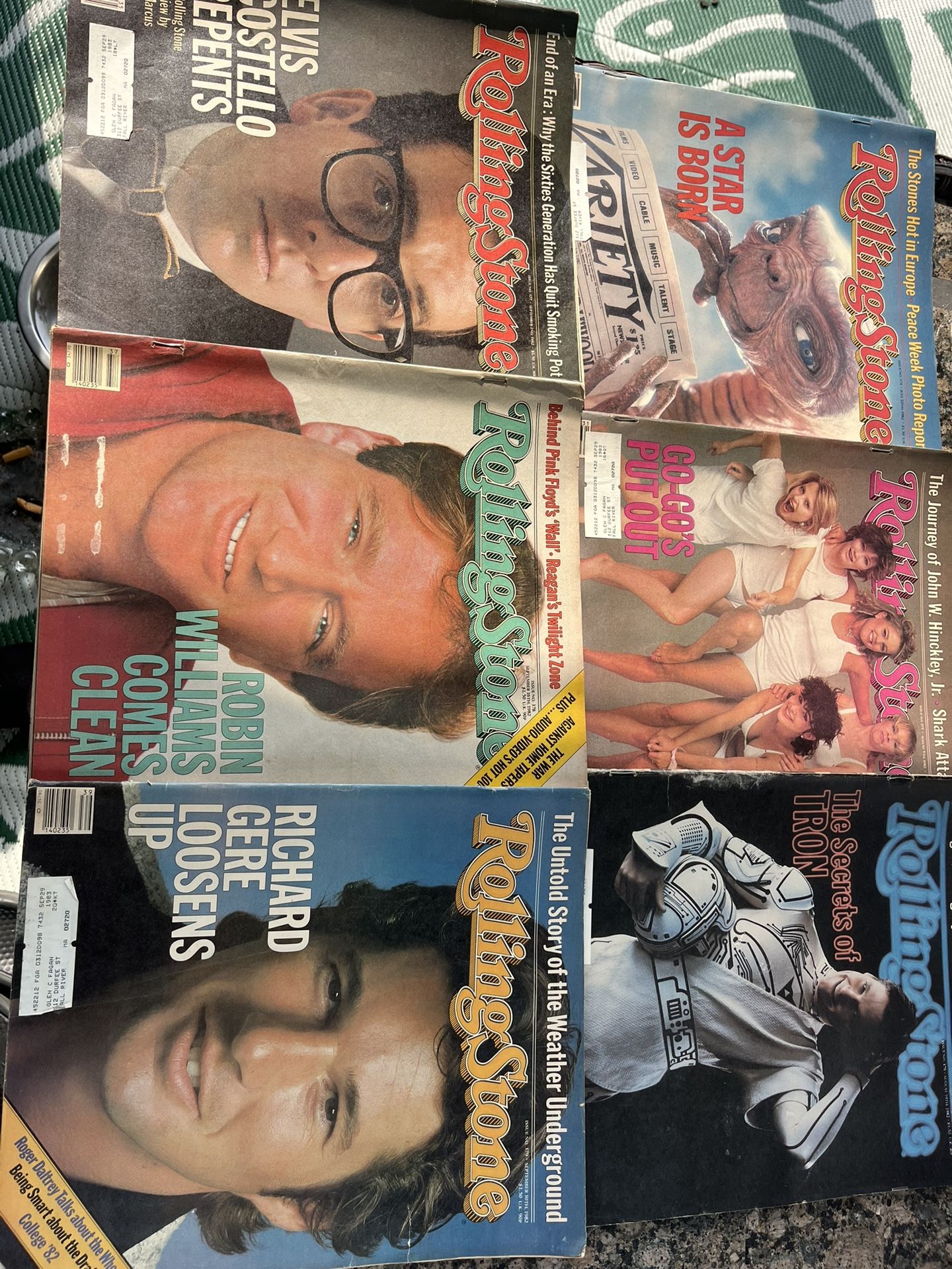 80’s Vintage Rolling Stones Magazine Bundle