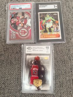Graded Sports Card Lot of 3