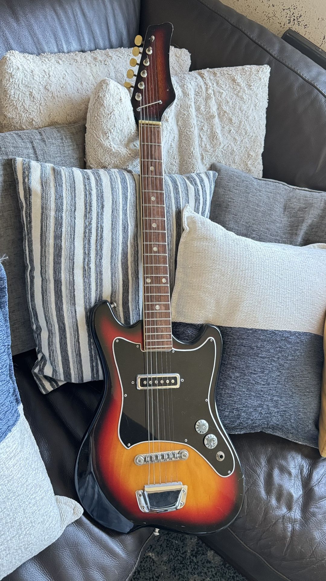 Vintage Electric Guitar with Case