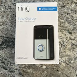 RING SOLAR CHARGER FOR SALE
