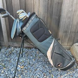 Golf bag With Some Clubs