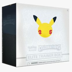 Pokemon Celebrations Elite Trainer Box (sealed)