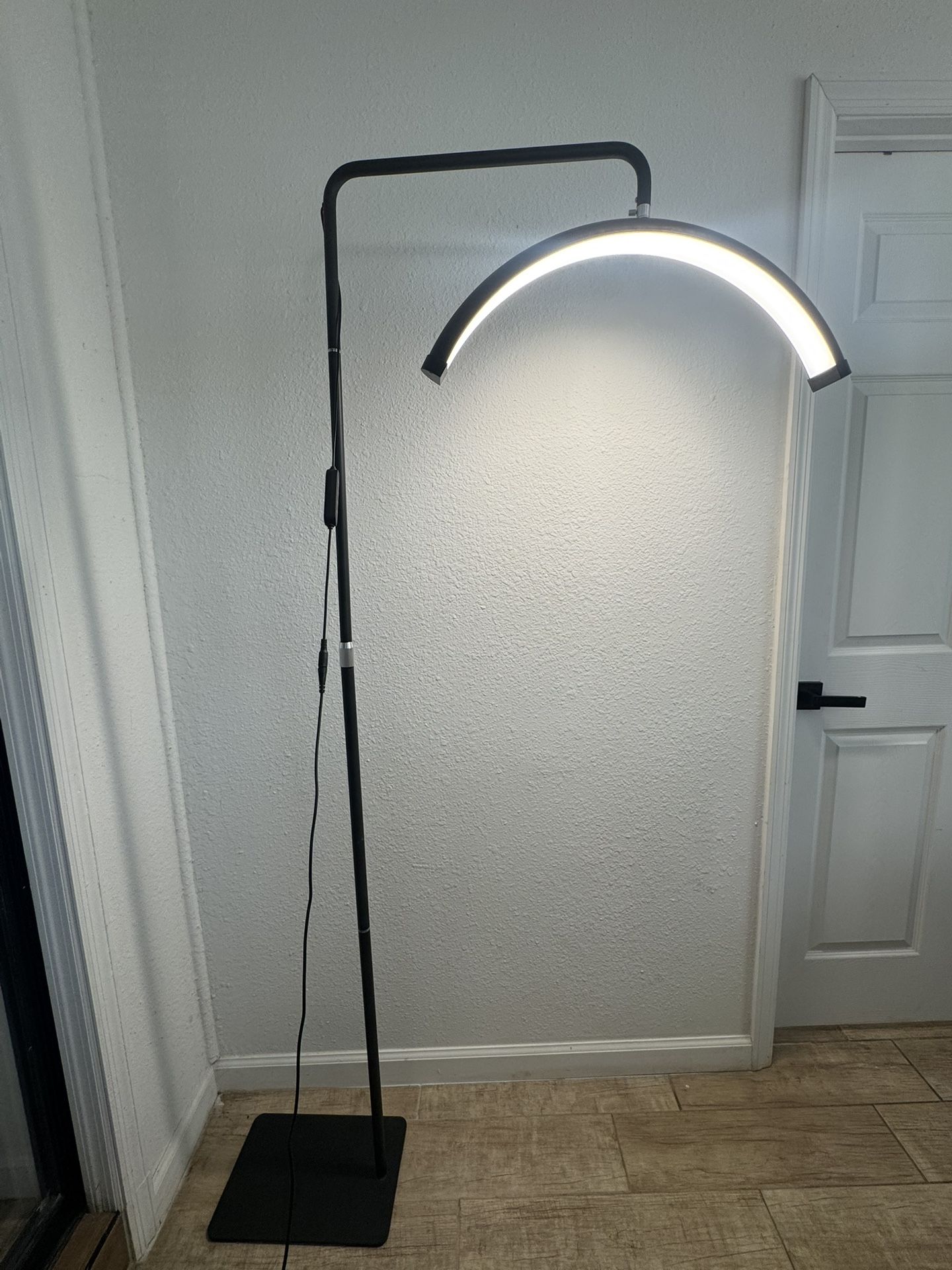 Large Crescent Moon LED Floor Lamp