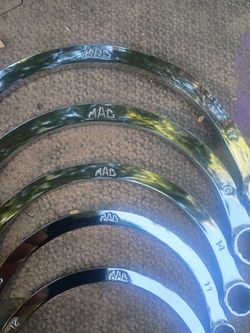 MAC Chrome Drum Hoops Set of 5