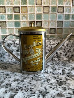 Filippo Berio Olio d'Oliva Decorative Tin Oil Can