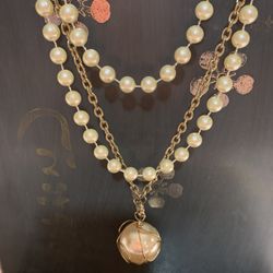 Faux Pearl Necklaces
