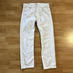 Men’s Levi’s 501 32x30 White Painter Jeans Pants