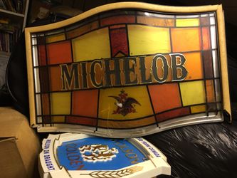 Michelob beer sign