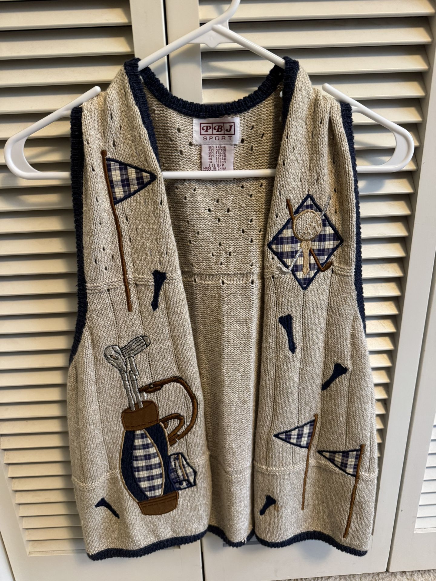 Vintage Novelty Sweater Vest 