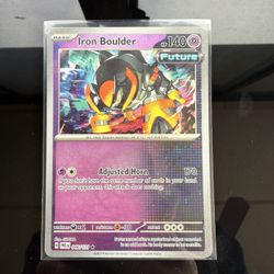 Pokemon Prismatic Evolutions Iron Boulder Poke ball 
